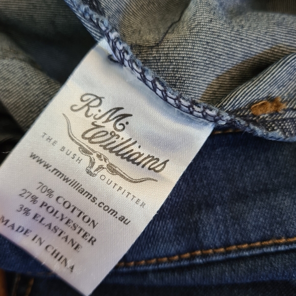 👖R.M. Williams Fillies Girls Jeans Size 14 - Picture 8 of 12